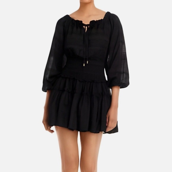 NWT Ramy Brook Black Erica Dress Size XS - Picture 3 of 7